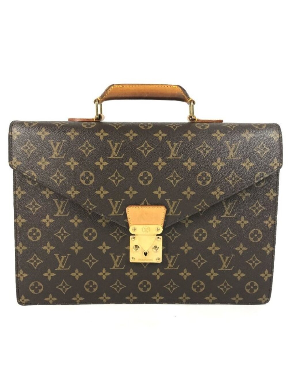 Louis Vuitton Business Bag Serviette Conseil Monogram Canvas Brown